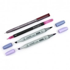 COPIC CIAO DOODLE PACKS: PURPLE (4 LÁPICES)