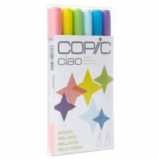 COPIC CIAO SET 6 - BRIGHTS