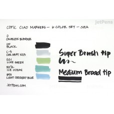 COPIC CIAO SET 6 - BRIGHTS