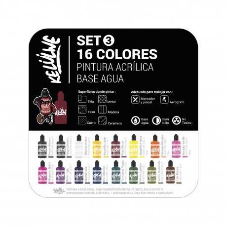 Set Kelulwue 16 Colores 3