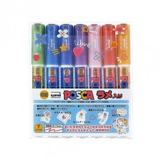 Set Posca PC-1M Glitter (7 Unidades)
