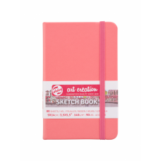 Libreta Sketchbook Art Creation 140gr 80hjs Rojo Coral