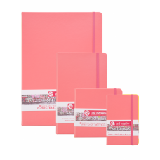 Libreta Sketchbook Art Creation 140gr 80hjs Rojo Coral