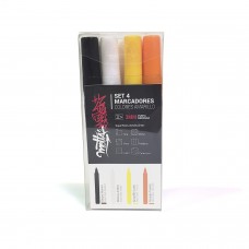 Set 4 Colores Motta Markers 3MM