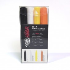 Set 4 Colores Motta Markers 7MM