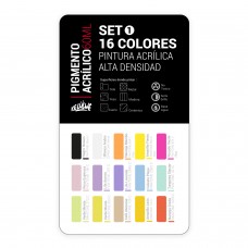 Set Pigmento Kelulwue 16 Colores 1