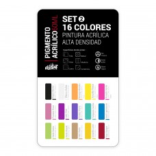 Set Pigmento Kelulwue 16 Colores 2
