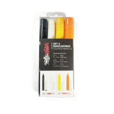 Set 4 Colores Motta Markers 7MM+1MM